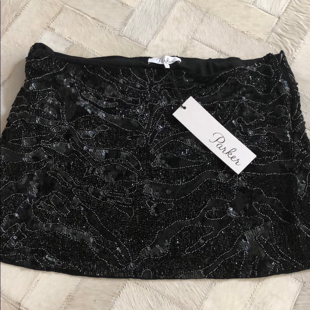 ‼️*24 hr sale!* Parker sequin + beaded mini skirt